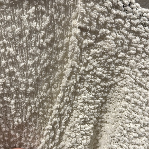 Cozy Textured Cardigan - Cream - Picture 3 of 4